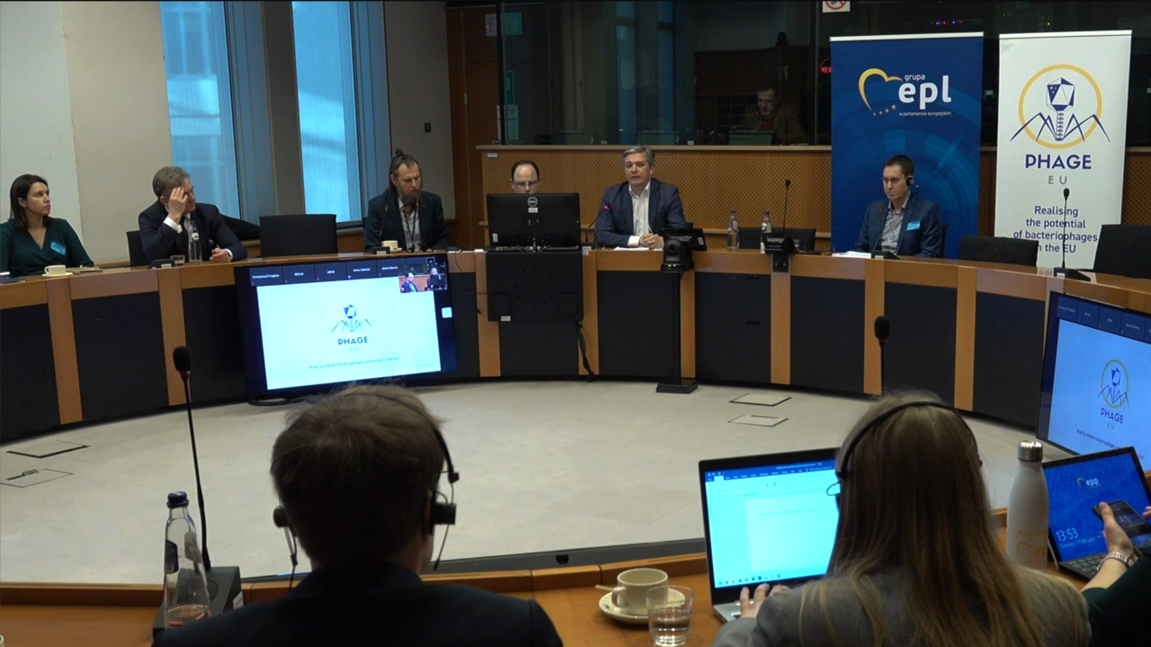 Read more about the article How to realize bacteriophages potential in the EU? – valuable discussion in the European Parliament organized by the Phage EU coalition